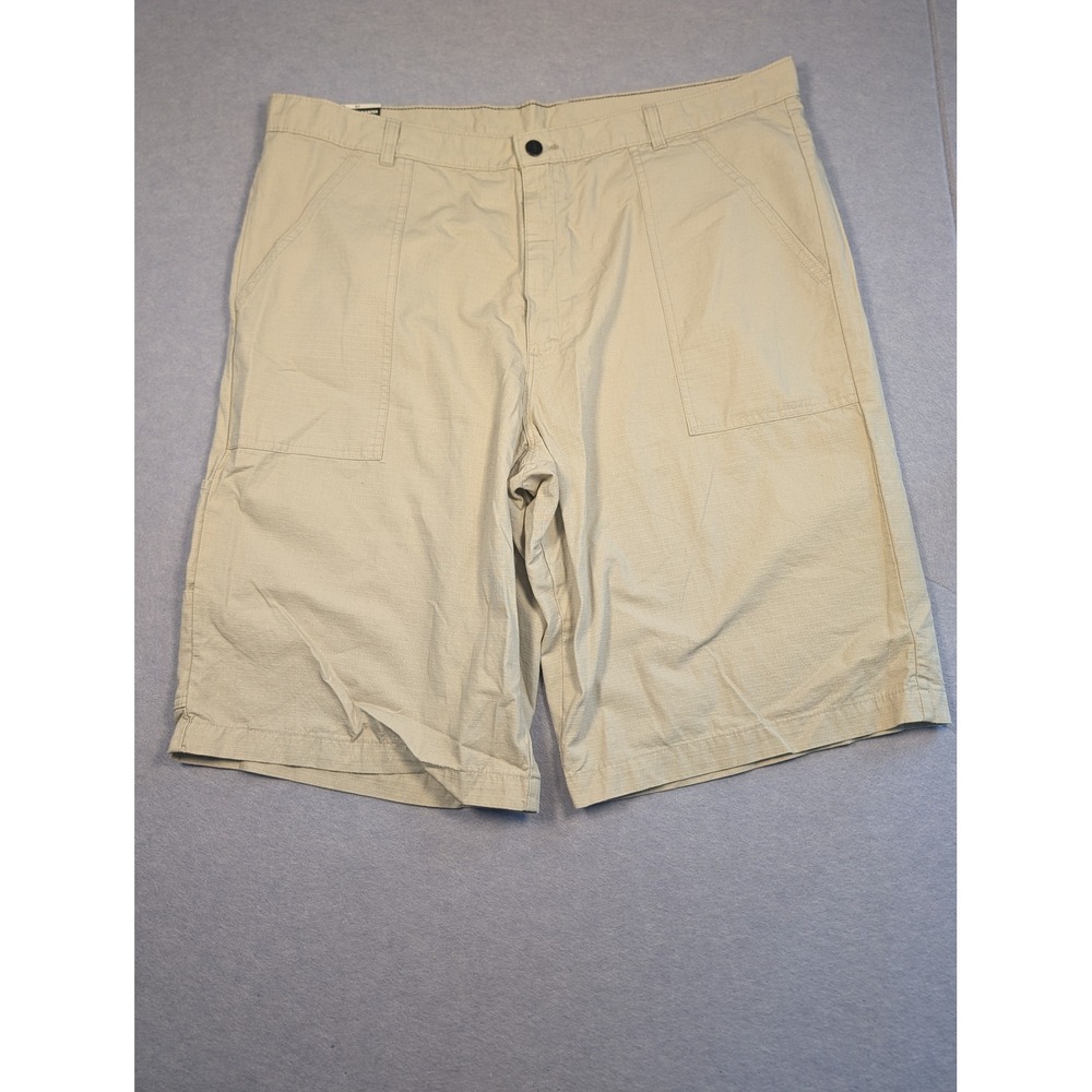 Dickies Ripstop Shorts Mens 40 Khaki Relaxed Fit 13 Inseam New